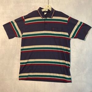 Vintage 90s Penguin Club XL polo short sleeve collegiate shirt made in USA